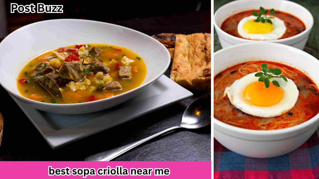 best sopa criolla near me